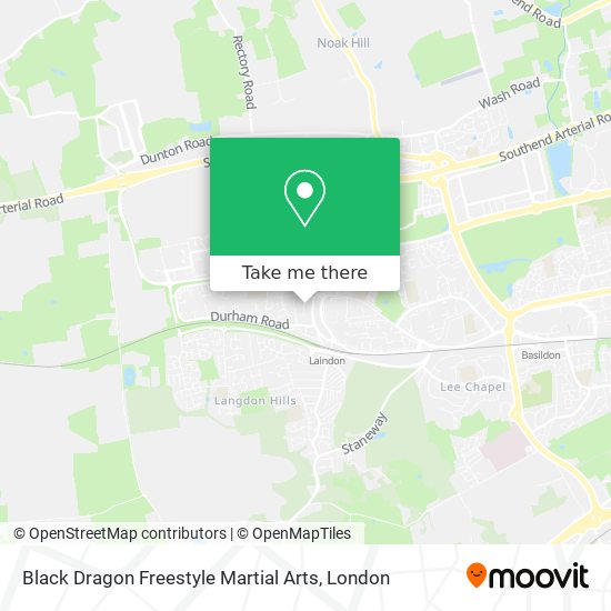 Black Dragon Freestyle Martial Arts map