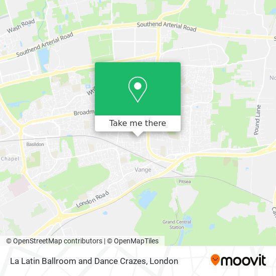La Latin Ballroom and Dance Crazes map