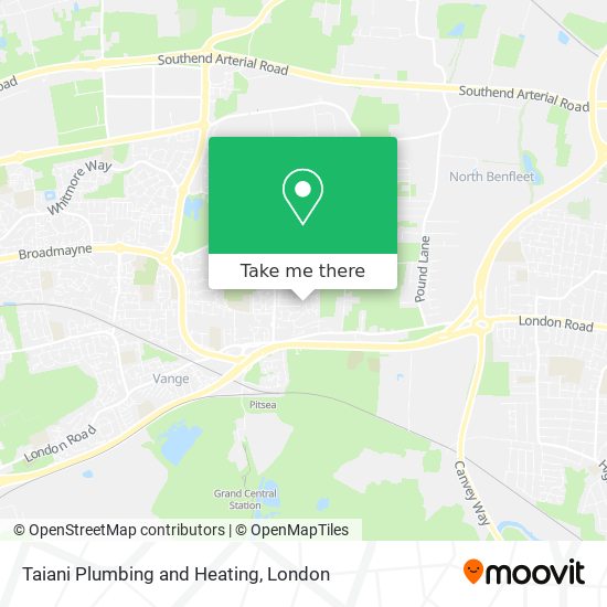 Taiani Plumbing and Heating map
