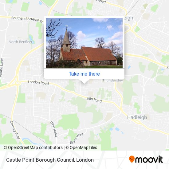 Castle Point Borough Council map