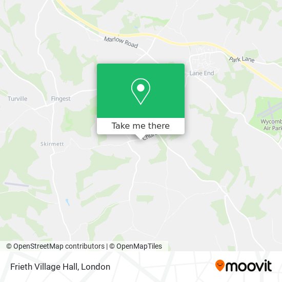 Frieth Village Hall map