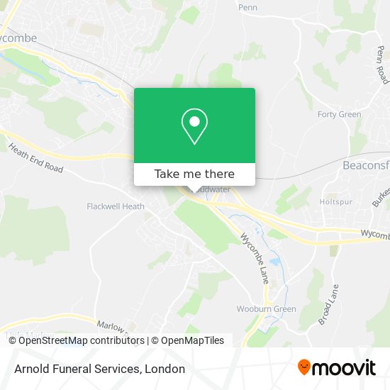 Arnold Funeral Services map