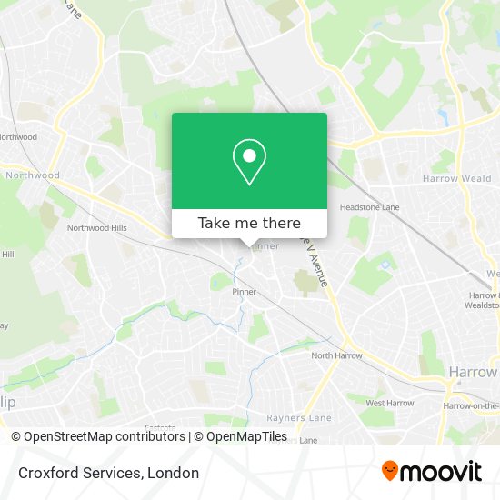 Croxford Services map