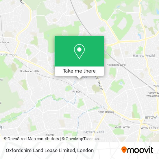 Oxfordshire Land Lease Limited map