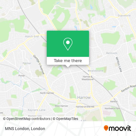 MNS London map