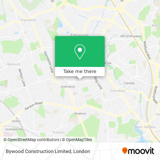 Bywood Construction Limited map