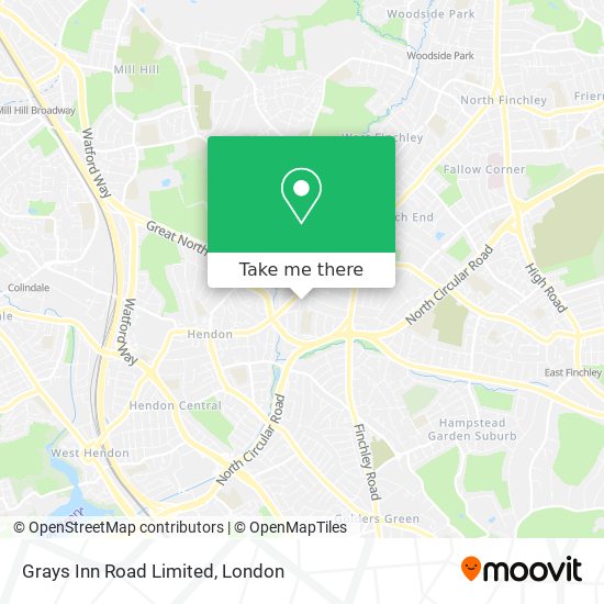 Grays Inn Road Limited map