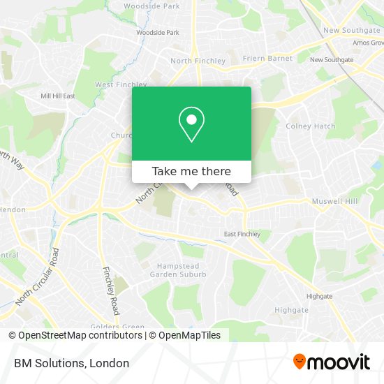 BM Solutions map