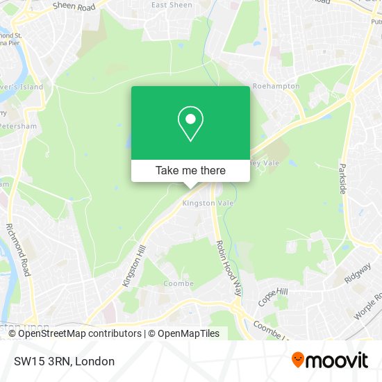 SW15 3RN map