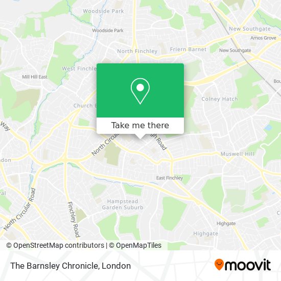 The Barnsley Chronicle map