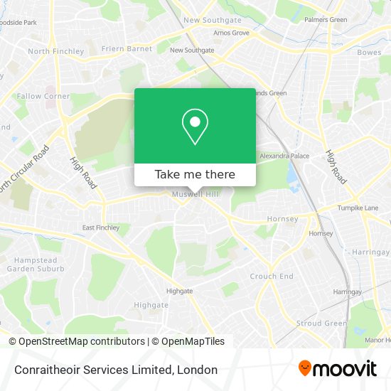 Conraitheoir Services Limited map