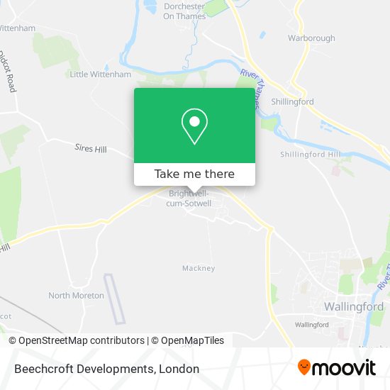 Beechcroft Developments map