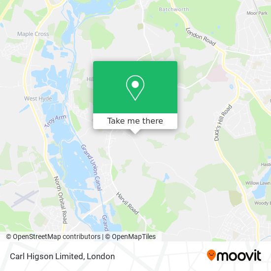 Carl Higson Limited map