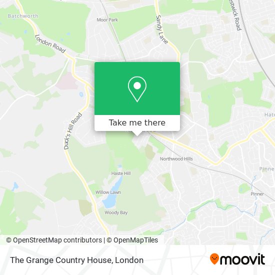 The Grange Country House map