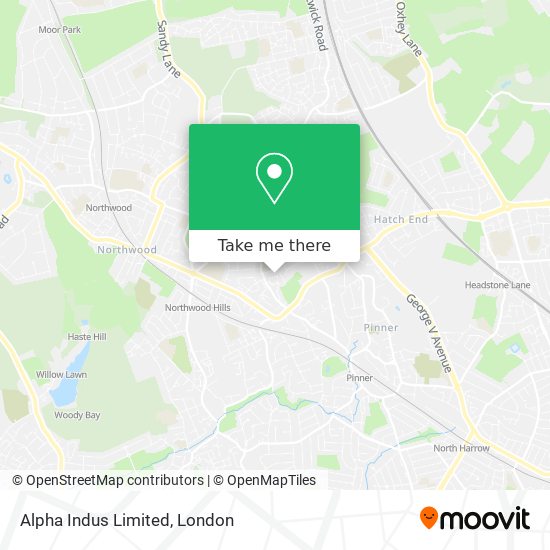 Alpha Indus Limited map