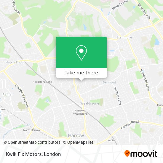 Kwik Fix Motors map