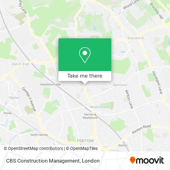 CBS Construction Management map