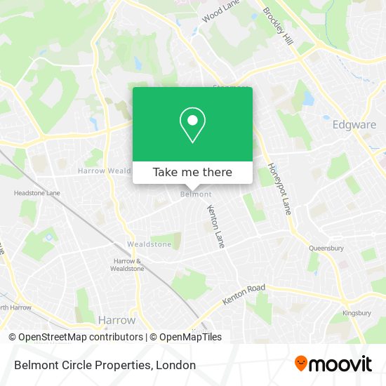 Belmont Circle Properties map