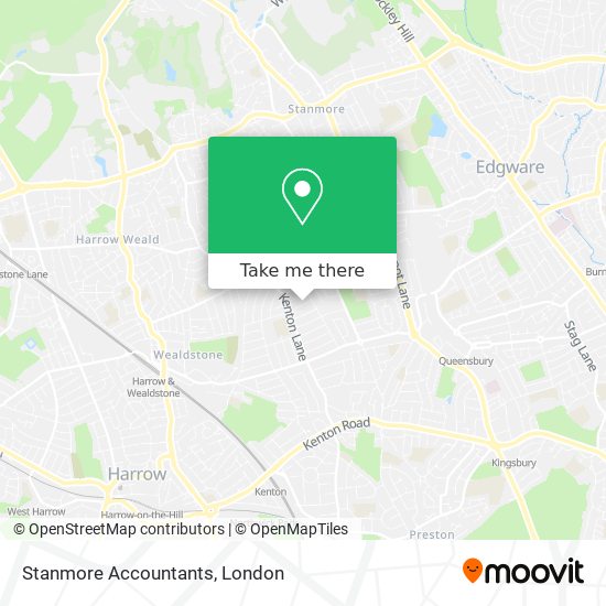 Stanmore Accountants map