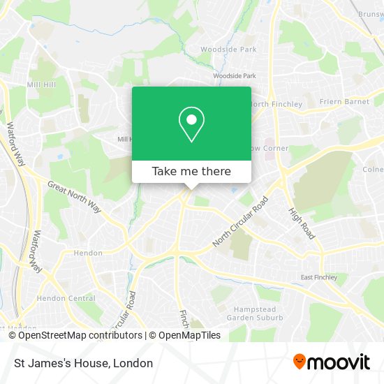 St James's House map