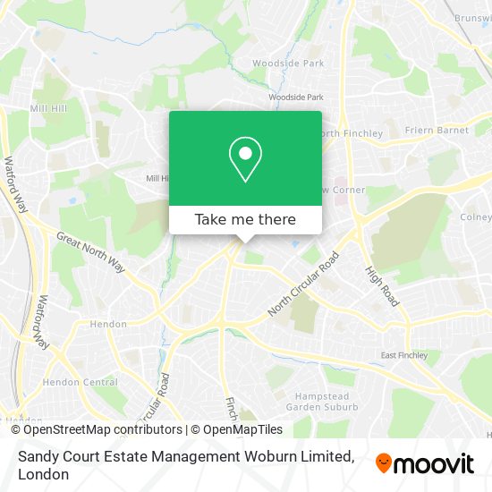 Sandy Court Estate Management Woburn Limited map