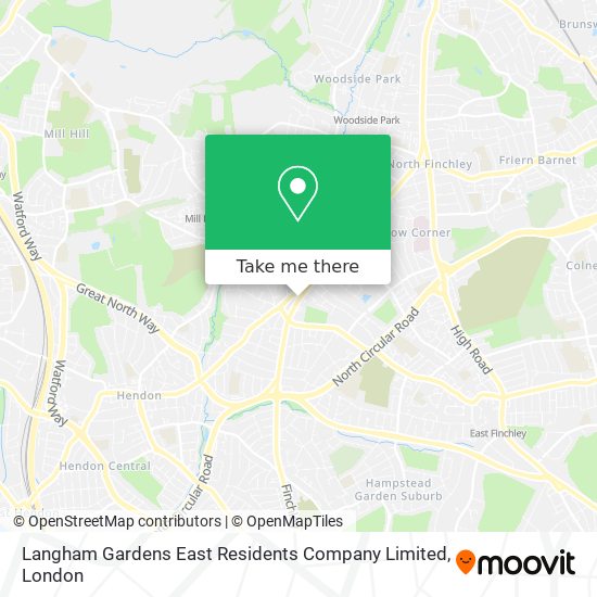 Langham Gardens East Residents Company Limited map