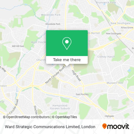 Ward Strategic Communications Limited map