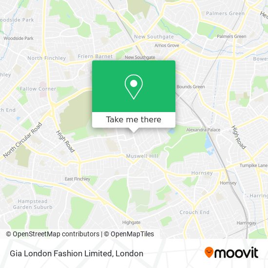 Gia London Fashion Limited map