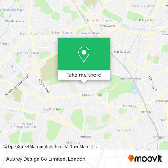 Aubrey Design Co Limited map