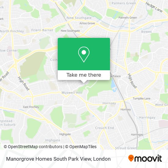 Manorgrove Homes South Park View map