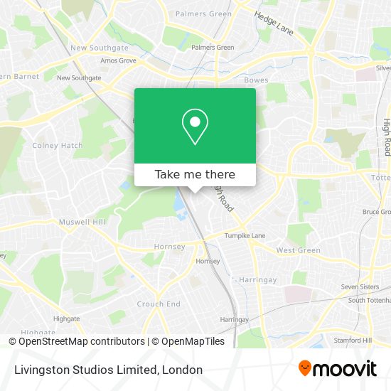 Livingston Studios Limited map