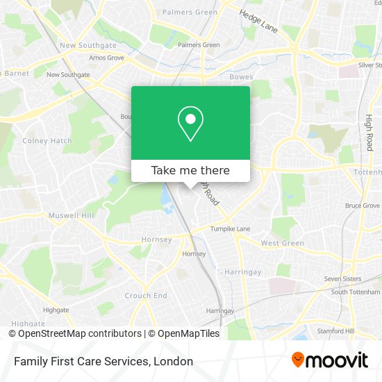Family First Care Services map