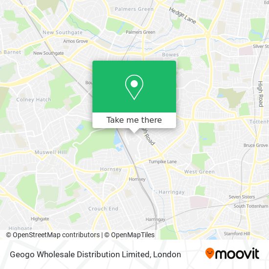 Geogo Wholesale Distribution Limited map