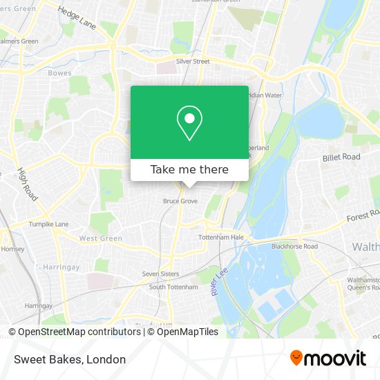 Sweet Bakes map