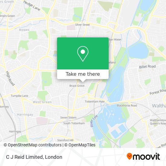 C J Reid Limited map