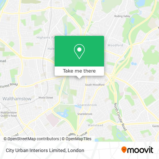 City Urban Interiors Limited map