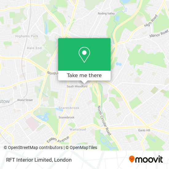 RFT Interior Limited map