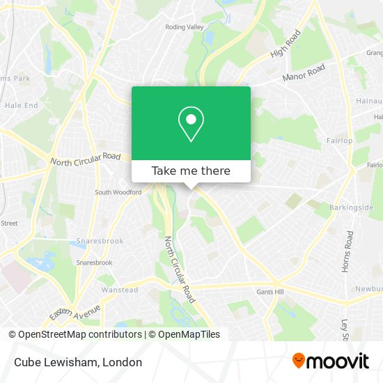 Cube Lewisham map