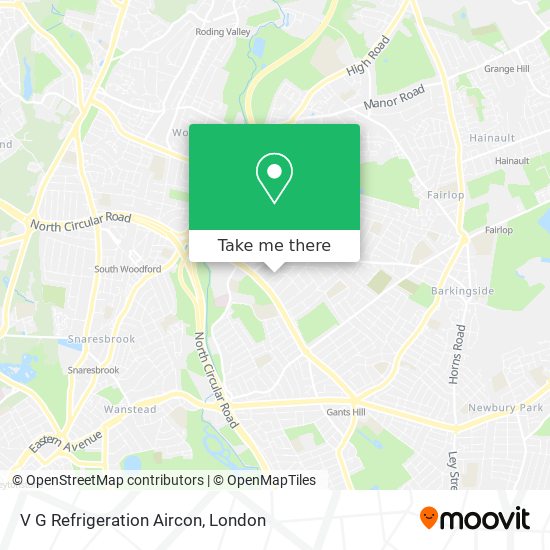 V G Refrigeration Aircon map