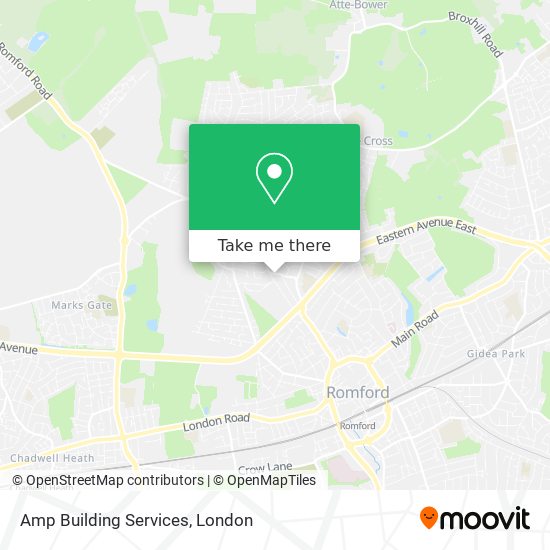 Amp Building Services map