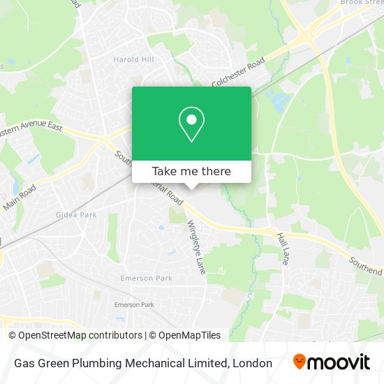 Gas Green Plumbing Mechanical Limited map