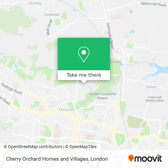 Cherry Orchard Homes and Villages map