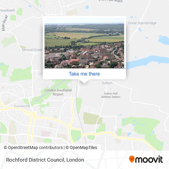 Rochford District Council map