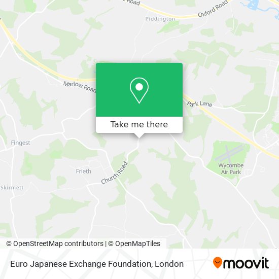 Euro Japanese Exchange Foundation map