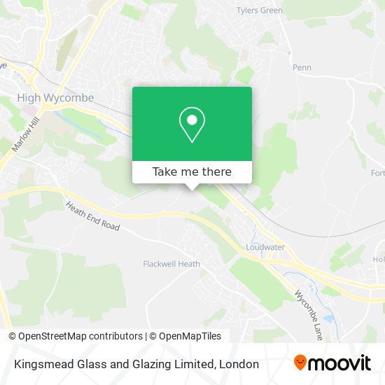 Kingsmead Glass and Glazing Limited map