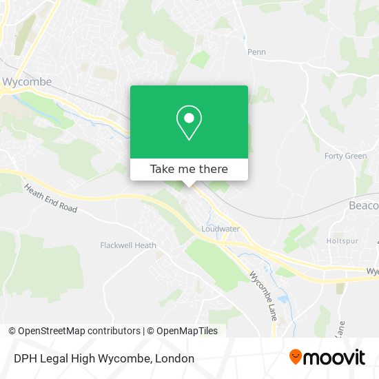 DPH Legal High Wycombe map