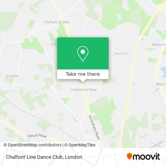 Chalfont Line Dance Club map