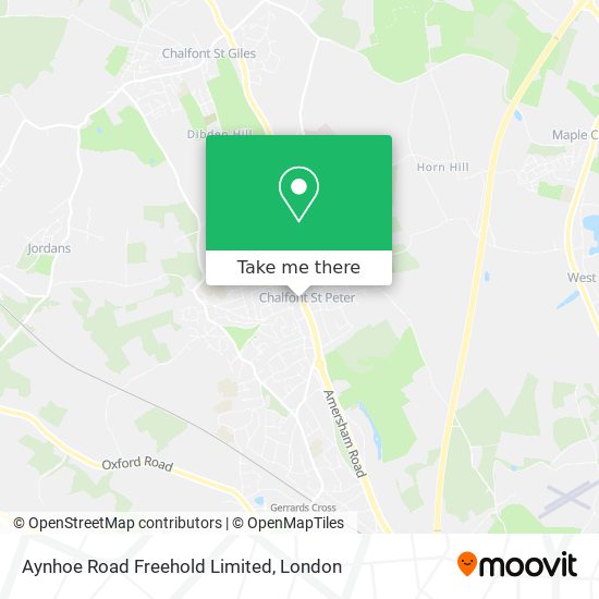 Aynhoe Road Freehold Limited map