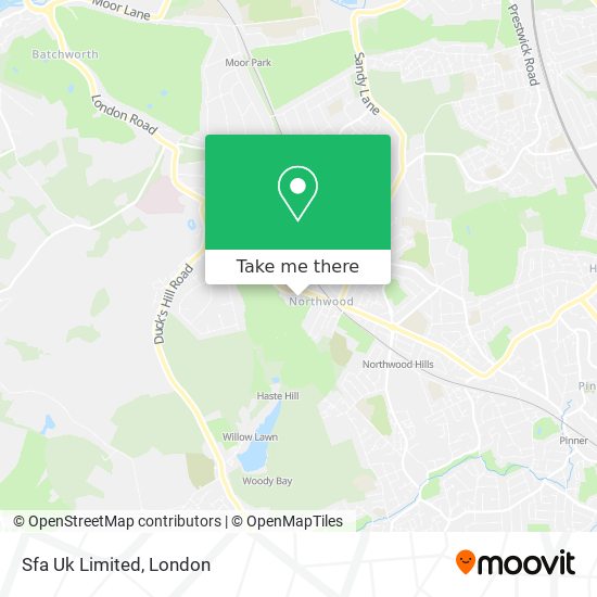 Sfa Uk Limited map