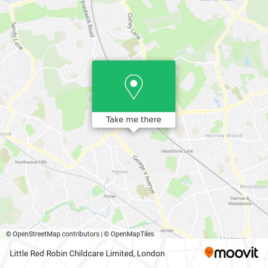 Little Red Robin Childcare Limited map